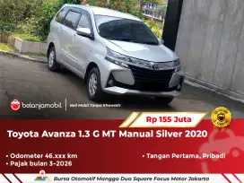 [ GARANSI 1TH ] Toyota Avanza 1.3 G MT Manual Silver 2020/2021