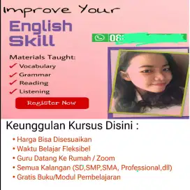 Les Private Bahasa Inggris English