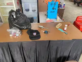Meja produksi/meja warung makan