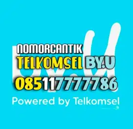 (bisa COD) Nomor CANTIK kartu perdana TELKOMSEL by.U PANCA 77777 86