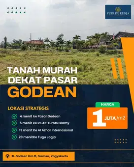 Tanah Kavling Jogja Murah 5 Menit ke RS At-Turots Islamy