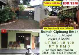 Rumah Cipinang siap Huni Samping Masjid akses 2 Mobil
