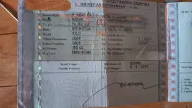 Di jual satria futsal 150