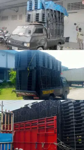Pallet plastik second palet plastik baru