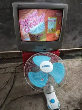 Tv Sharp 21 Inch bonus kipas angin