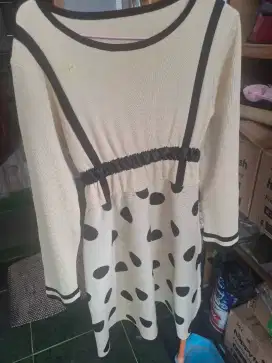 Dress polkadot korea nego tipis