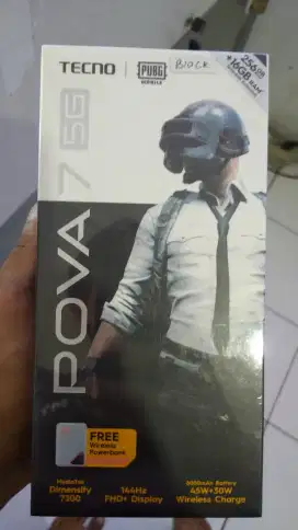 TECNO POVA 7 5G 8/246GB SEGEL PABRIK BERGARANSI RESMI