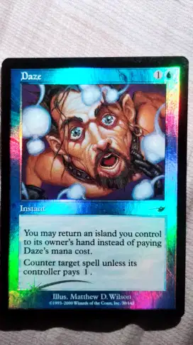 Jual kartu daze foil Magic the gathering,nemesis edition