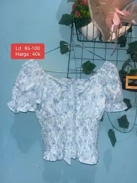 Croptop Baby Blue