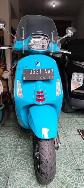 DIJUAL CEPAT, PIAGGIO VESPA SPRINT S 150 IGET ABS LED TH 2022 WARNA BL