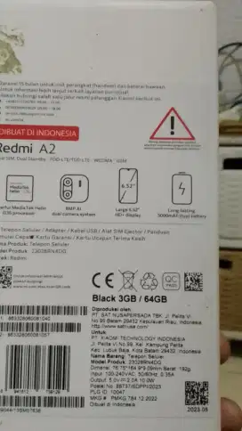 jual cepat redmi a2 ram 3/64