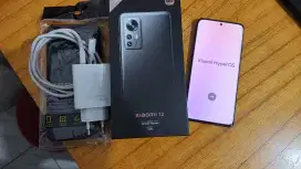 Xiaomi 12 mi 12 black 8/256 kondisi bagus