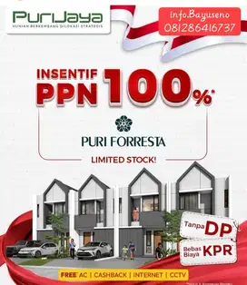 Puri forresta puri jaya promo merdeka potongan harga bebas banjir