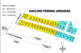 Tanah Kavling Murah SIap Bangun Belakang SMP 3 di Ungaran Barat