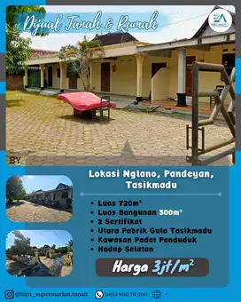Tanah Plus Rumah di Tasikmadu Karanganyar
