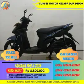 YAMAHA MIO S 2018 CASH/KREDIT DP CUMA 400RB SYARAT KTP/KK