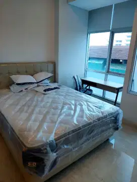 Di Jual perlengkapan apartemen Kasur 160 × 200 , Kulkas 2 pintu