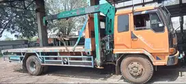 Dijual Truck Crane Mitsubishi Fuso 220 PS Tahun 2012 Kapasitas 3 Ton