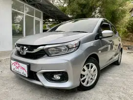 Honda Brio E 1.2 AT 2020 Silver KM40k Servis Record Super Istimewa!