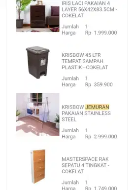 Preloved barang2 Ace Hardware