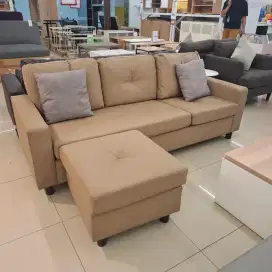 SOFA L KULIT GRATIS KIRIM CICIL 0%
