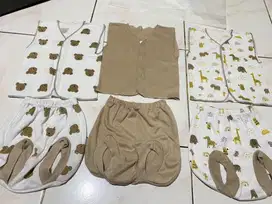 Set baju bayi newborn 0-4 bulan