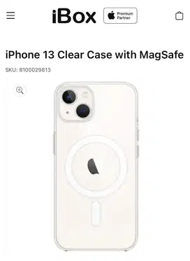 apple iphone 13 clear case with magsafe