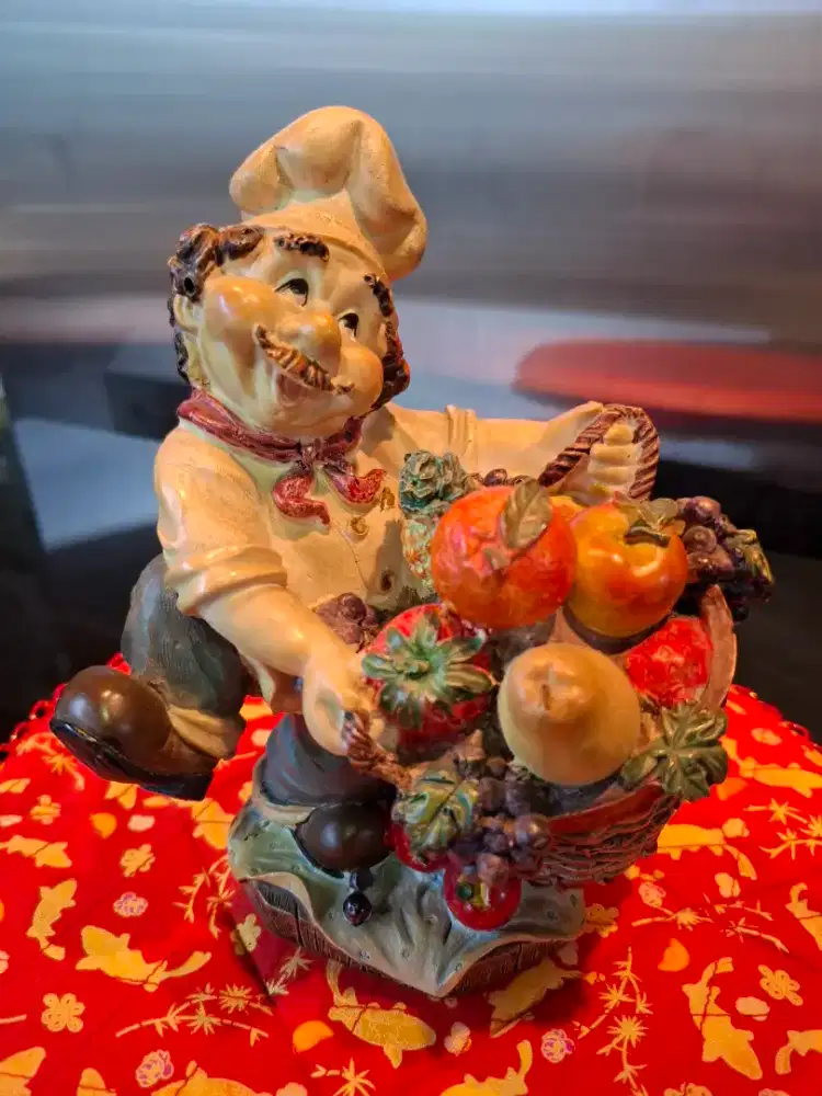 Patung koki buah