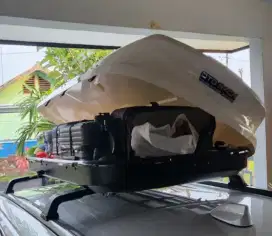Roofbox otorack 450 ltr, lengkap