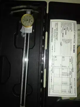 Mitutoyo alat ukur dial caliper 0-200 mm/0.01 505-686 original Japan