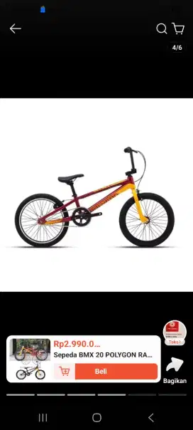 POLYGON RAZOR PRO RED XL 20 BMX
