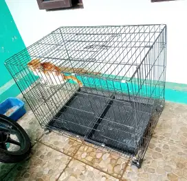 Kandang lipat bertingkat kucing, anjing, dll