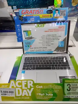 Cicil Laptop Acer Core i3