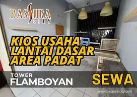 Sewa Kios Bassura City Lantai Dasar Samping Indomaret Tower Flamboyan