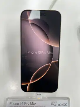 Cicilan iPhone 16 promax Bunga 0% Free 2X cicilan