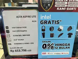 Laptop Acer Aspire Lite Promo Free 2x Angsuran