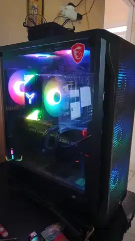 DIJUAL PC FULL SET + MONITOR READY PAKAI