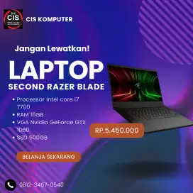 Jual Laptop Razer Blade