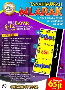 TANAH MURAH MLARAK PONOROGO