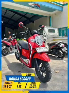 HONDA SCOOPY 2019 MURAH CIAMIK MASZEEHH HIKMAH MOTOR KEPUH MALANG