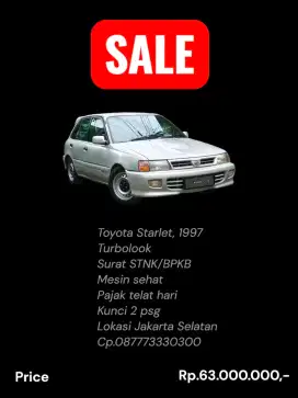 Toyota Starlet 97 Turbolook