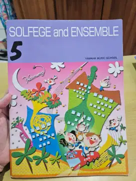 Buku Musik Yamaha Solfege and Ensemble 5 bekas