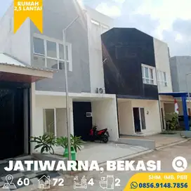 Rumah dijual Murah 2,5 Lt. Pondok Melati, Bekasi 7 menit Tol Jatiwarna