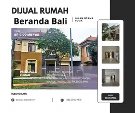 Rumah Minimalis Nuansa Bali HOOK Jln Utama Kawasan Elite BSB Dkt BRON