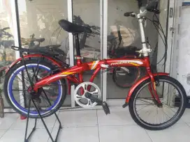 Sepeda lipat uk 20 bekas