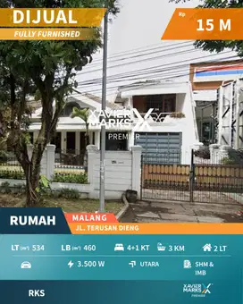 Rumah Lokasi Premium Tepi Jalan Raya Terusan Dieng Malang