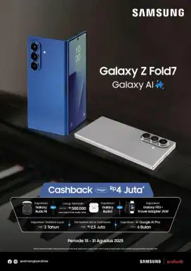Samsung Galaxy Z fold 7 promo voucher cashback