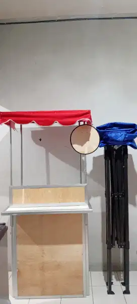 Di jual gerobak lipat + tenda lipat bekas