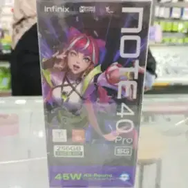 Infinix note 40 pro 5G 8/256 layar lengkung wireless charger