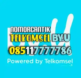 (bisa COD) Nomor CANTIK kartu TELKOMSEL By.U HOKI PANCA 77777 86